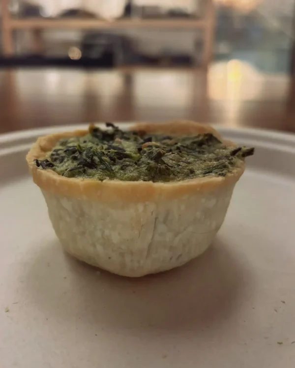 Gluten Free Spinach-Goat Cheese Quiche
