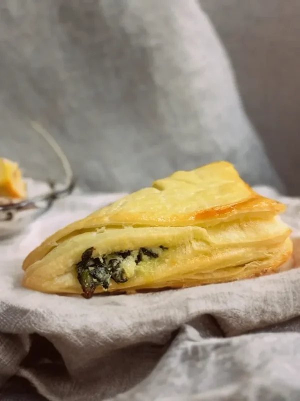 Gluten Free Spinach-Ricotta-Feta Turnover